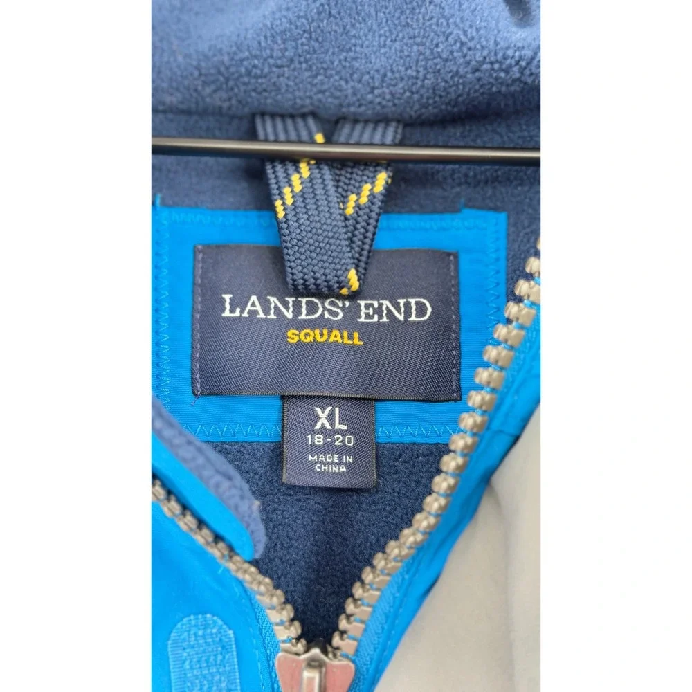 Lands' End Boys XL Squall Jacket Winter Coat Waterproof Windproof Gorpcore